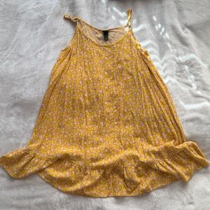 Wild Fable Yellow Floral Flowy Dress